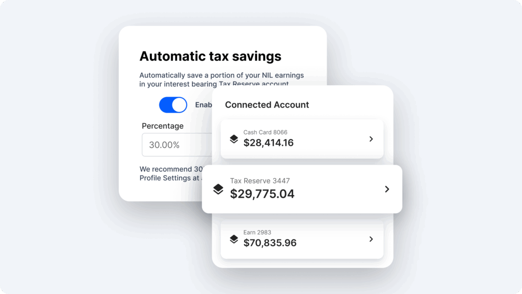 Automatic NIL earnings tax savings with Teamworks Wallet Tax Reserves account for student-athletes