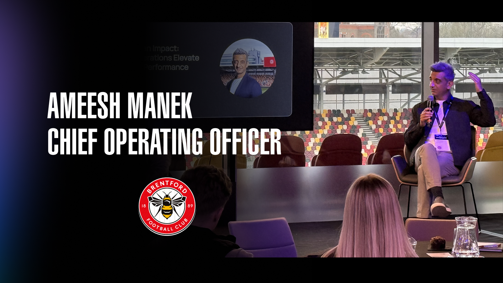 Ameesh Manek from Brentford FC at Teamworks Operations Summit