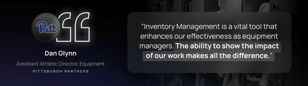 Dan Glynn Quote on Teamworks Inventory Management